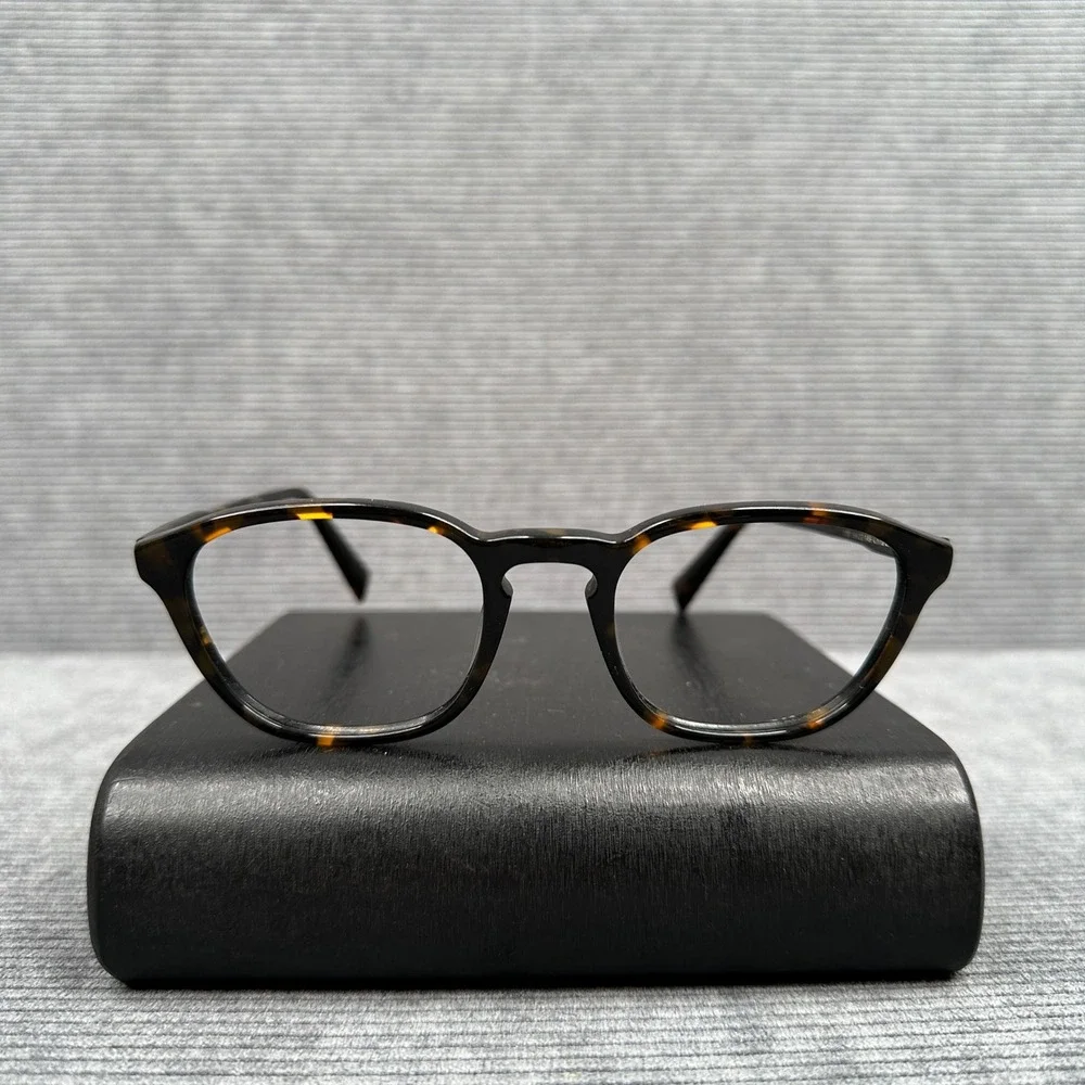 Warby‎ Parker Beckett Y2K Eyeglasses Whiskey Tortoise  Round Square Frames 51mm